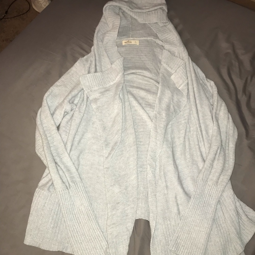 gray sweater